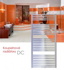 DC.ERC 45x94 elektrický radiátor s vertikálním regulátorem, chrom