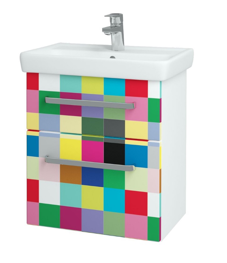 Go SZZ2 55 - skříňka s umyvadlem 55 cm, závěsná, CS III