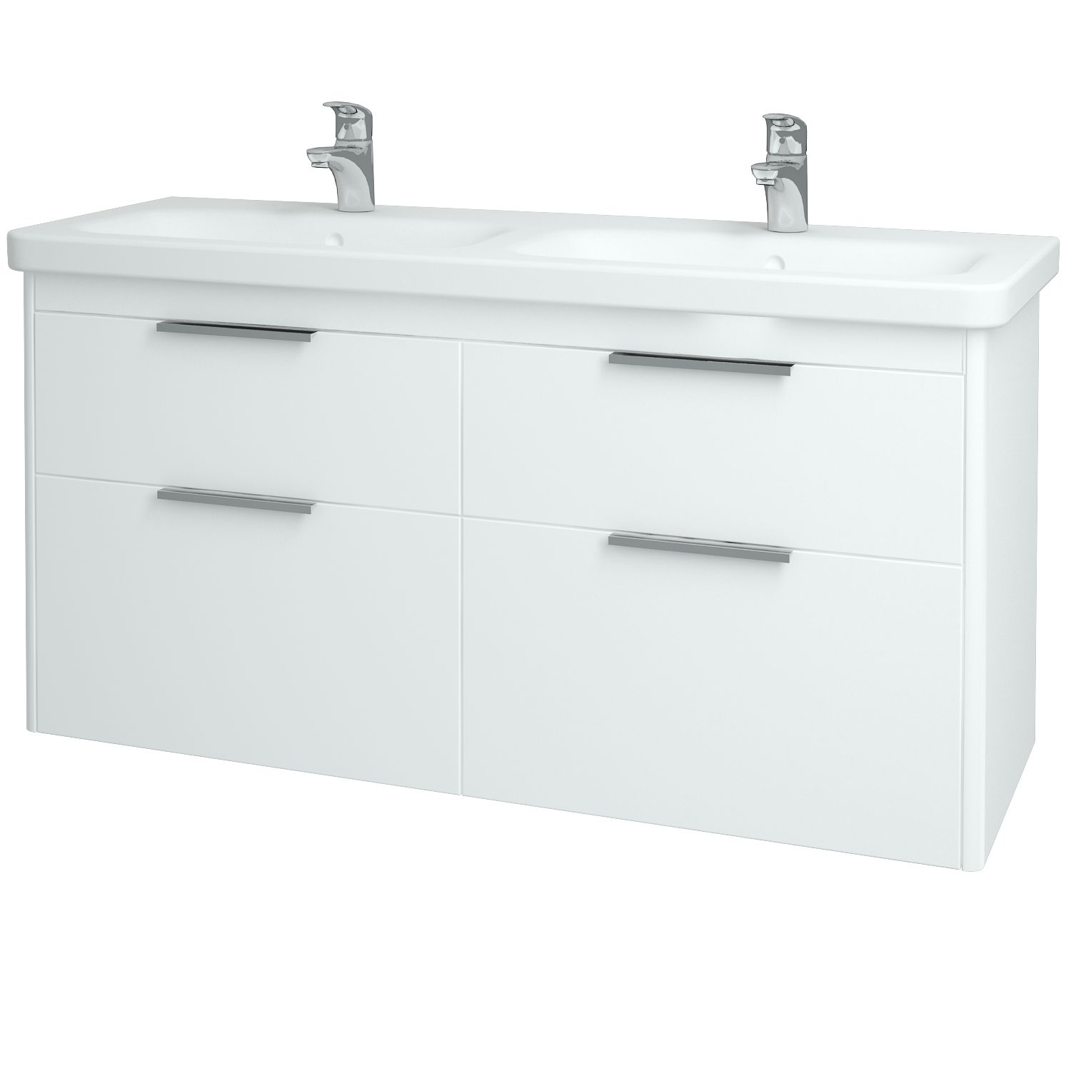 Enzo SZZ4 130 - skříňka s umyvadlem 130 cm, závěsná, CS II