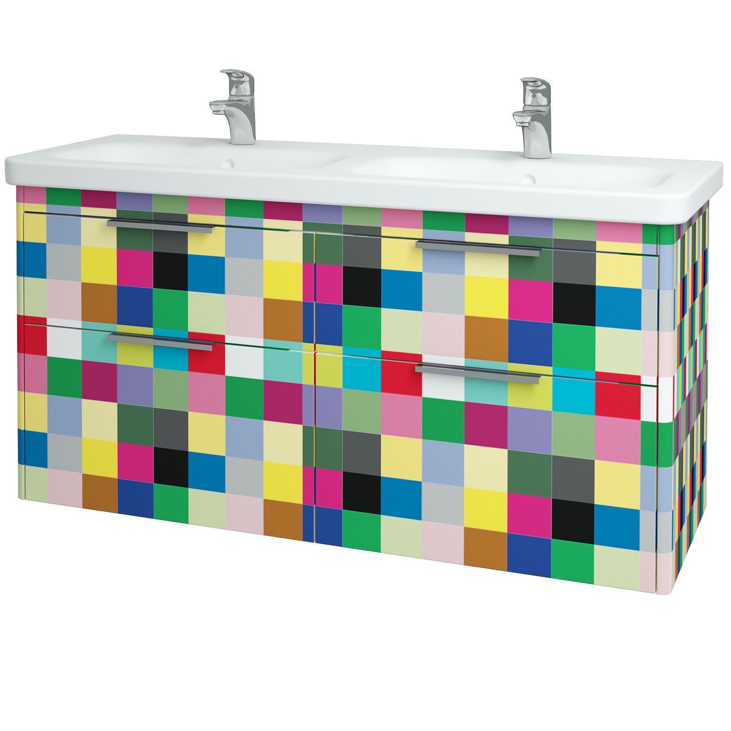 Enzo SZZ4 130 - skříňka s umyvadlem 130 cm, závěsná, CS III