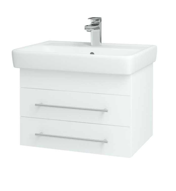 Q SZZ2 60 - skříňka s umyvadlem 60 cm, závěsná, CS II