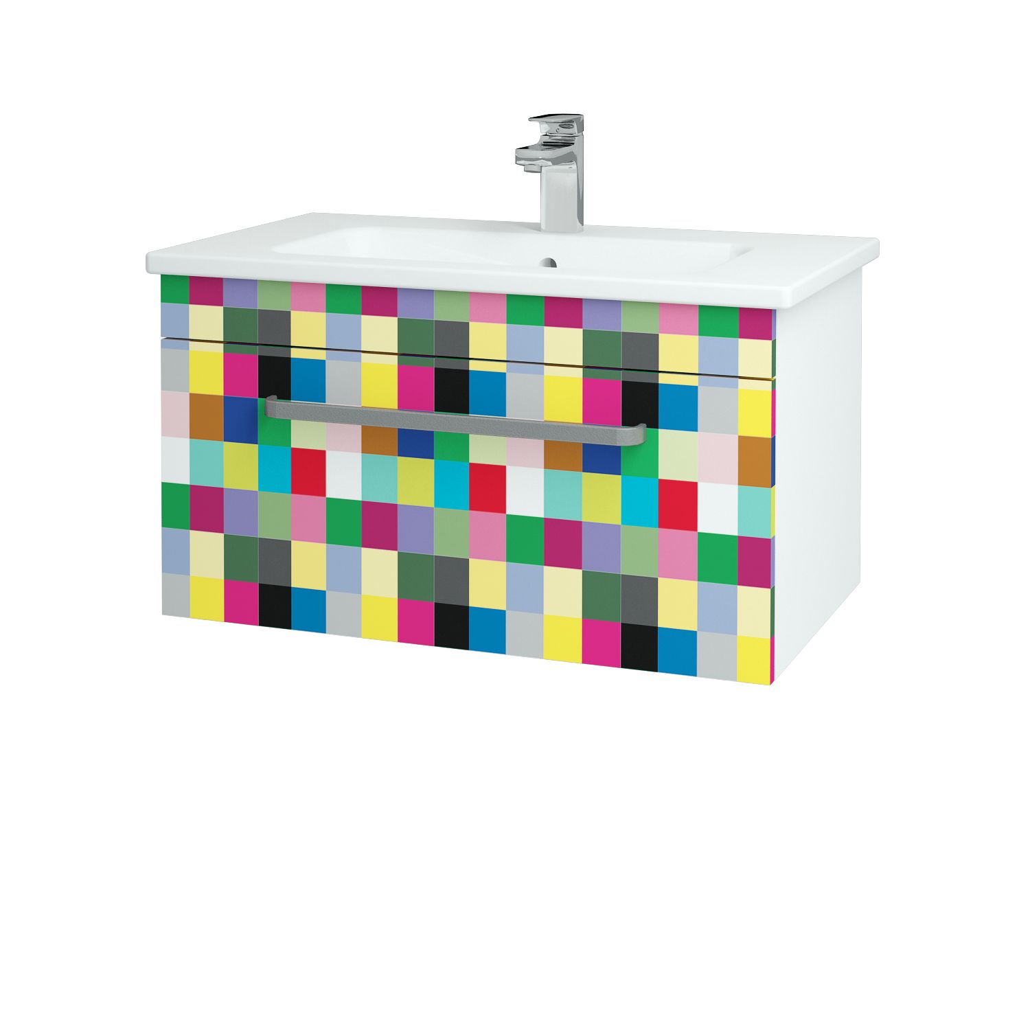 Aston SZZ 80 - skříňka s umyvadlem 80 cm, závěsná, CS III