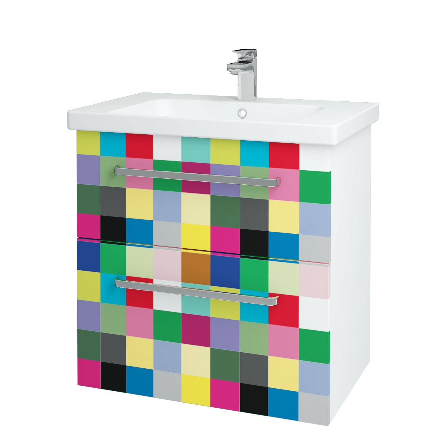 Big Inn SZZ2 80 - skříňka s umyvadlem 80 cm, závěsná, CS III