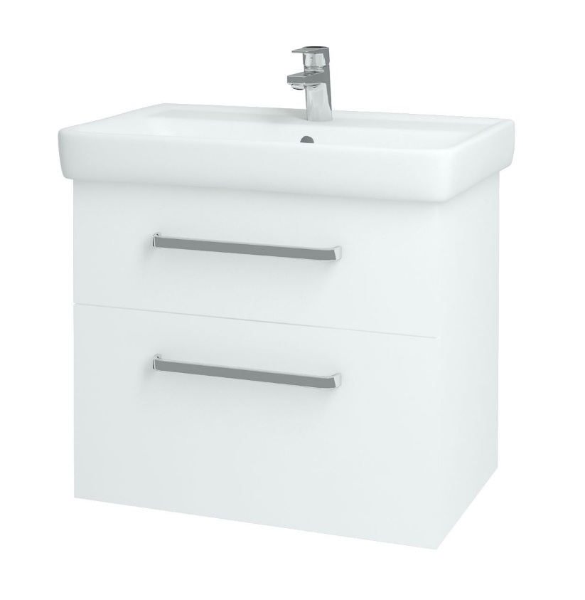 Q max SZZ2 70 - skříňka s umyvadlem 70 cm, závěsná, CS II