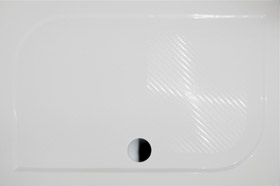 Riho Kolping sprchová vanička obdélníková 140x90, litý mramor D004010005