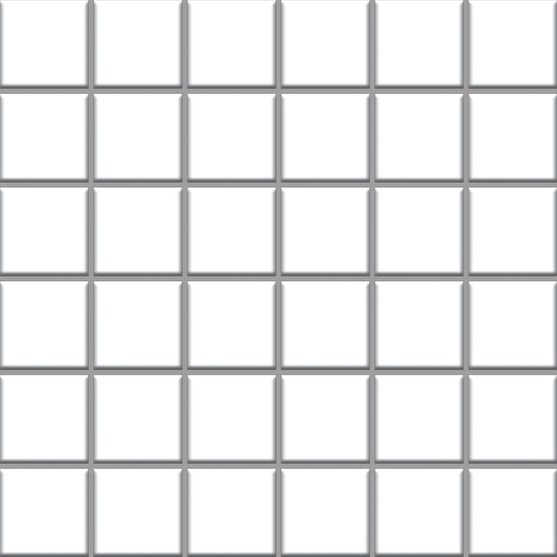 Altea bianco - dlaždice mozaika 30x30 (4,8x4,8) bílá lesk 116339