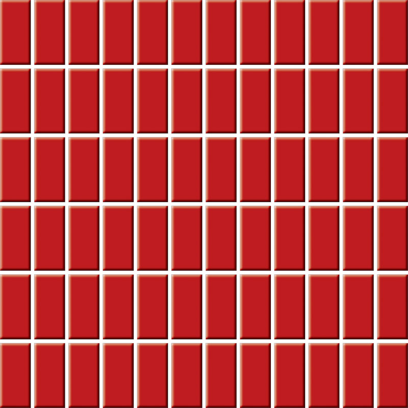 Altea rosa - obkládačka mozaika 30x30 (2,3x4,8) červená lesk 115100