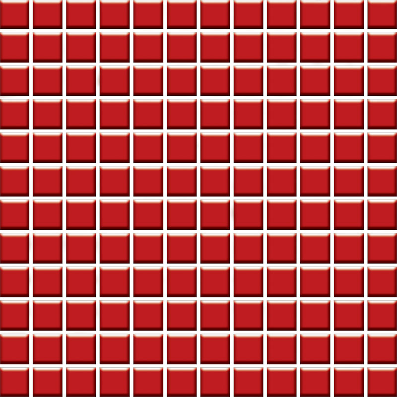 Altea rosa - obkládačka mozaika 30x30 (2,3x2,3) červená lesk 112410