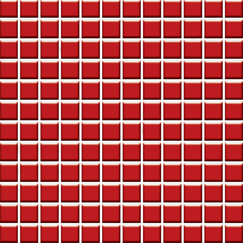 Altea rosa - obkládačka mozaika 30x30 (2,3x2,3) červená lesk