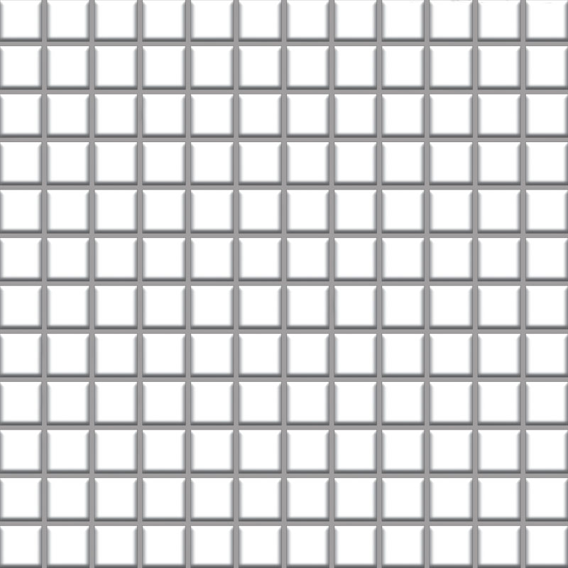 Albir bianco - dlaždice mozaika 30x30 (2,3x2,3) bílá mat 114259