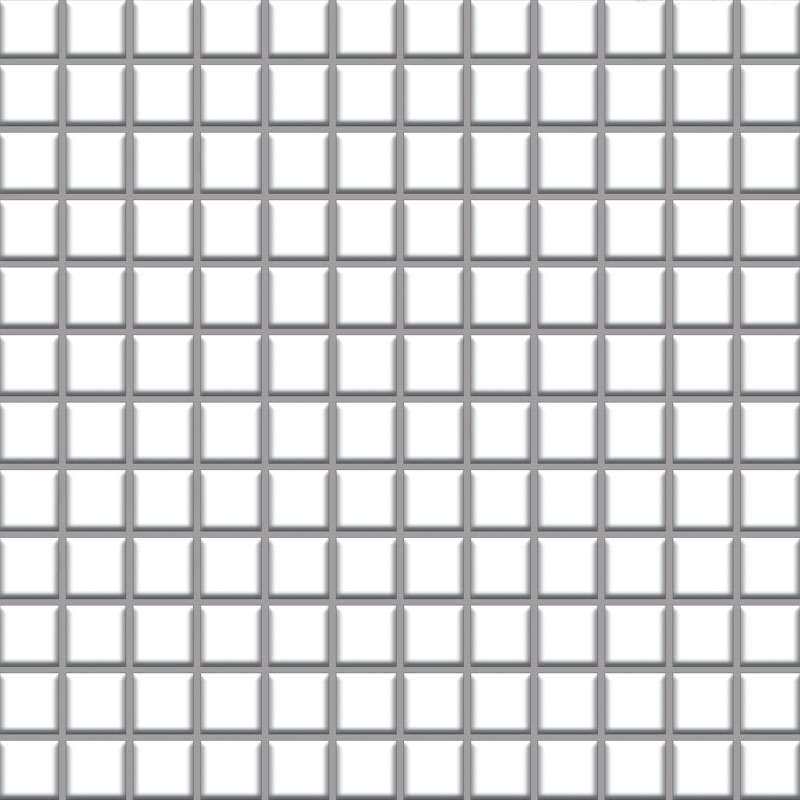 Albir bianco - dlaždice mozaika 30x30 (2,3x2,3) bílá mat