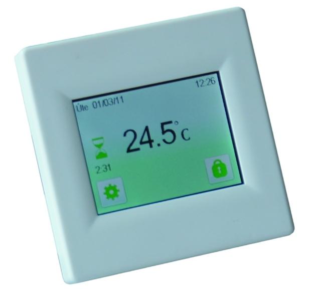 Termostat TFT (dotykový) - programovatelný univerzální termostat - snímá teplotu prostoru i podlah 4200152