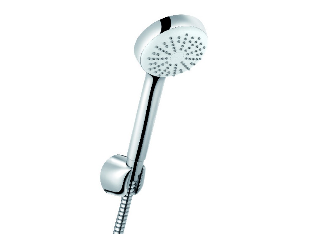 Kludi Logo - držák sprchy, ruční sprcha 1-polohová, hadice 125 cm 6801005-00