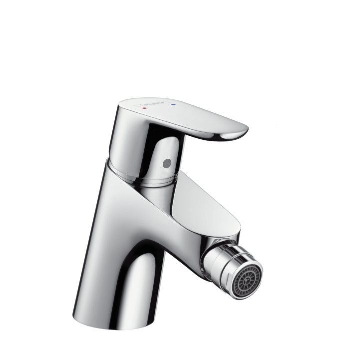 Hansgrohe Focus - páková bidetová baterie s odtokovou soupravou Push-Open 31922000