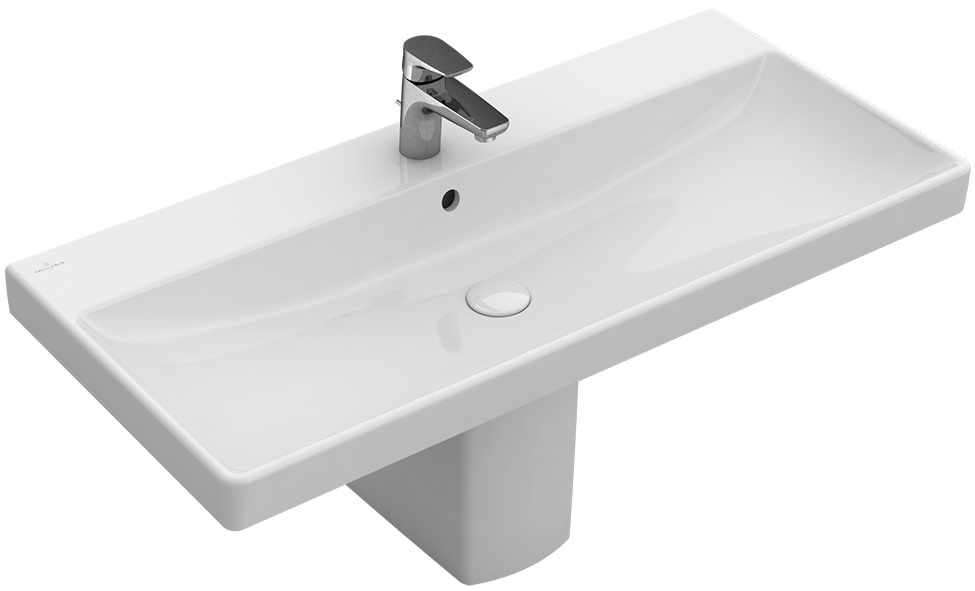 Avento - umyvadlo 100x47, nábytkové, 3 otvory (1 proražen), s přepadem