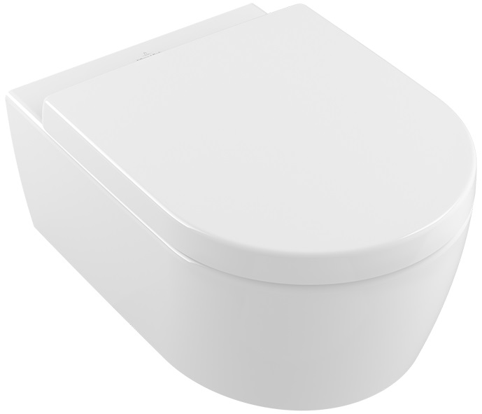 Avento Combi-Pack - klozet závěsný DirectFlush otevřený okruh, včetně sedátka
