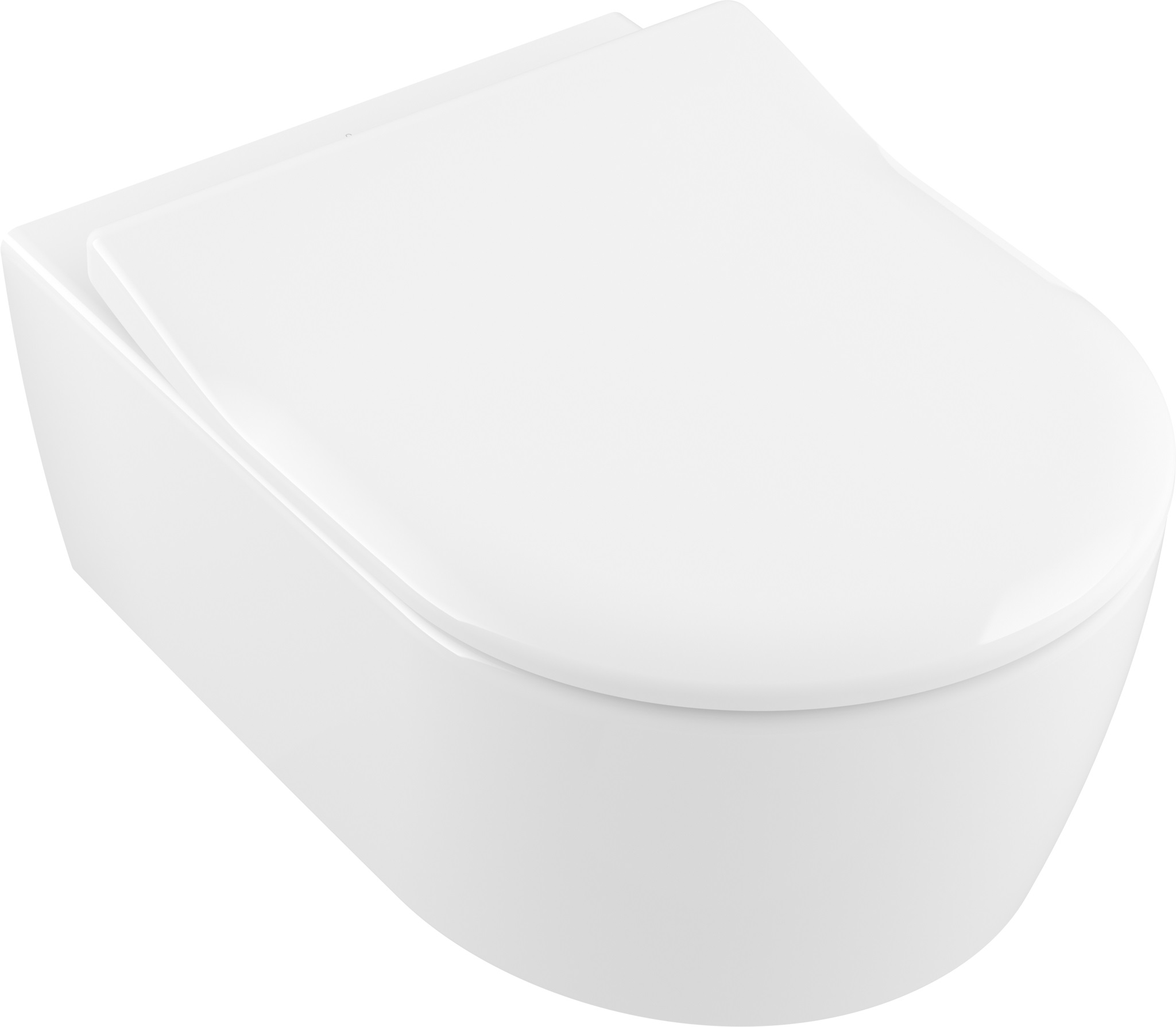 Avento Combi-Pack - klozet závěsný DirectFlush otevřený okruh, včetně sedátka Slimseat