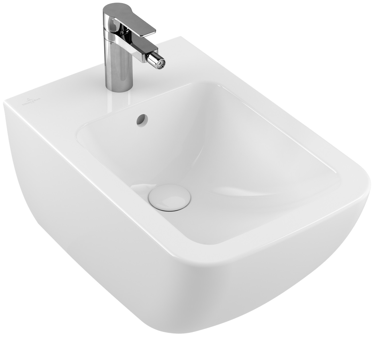 Venticello - bidet závěsný, 1 otvor, s přepadem