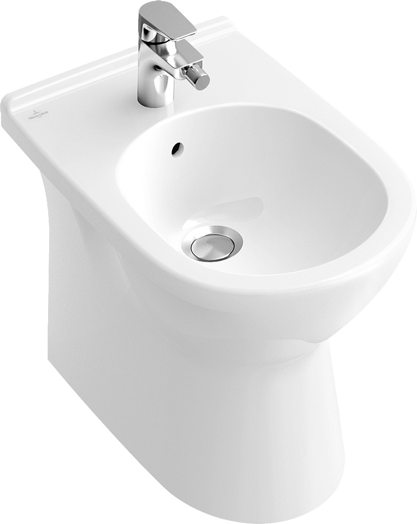 Villeroy-Boch O.novo - bidet stojící, 1 otvor, s přepadem 54610001