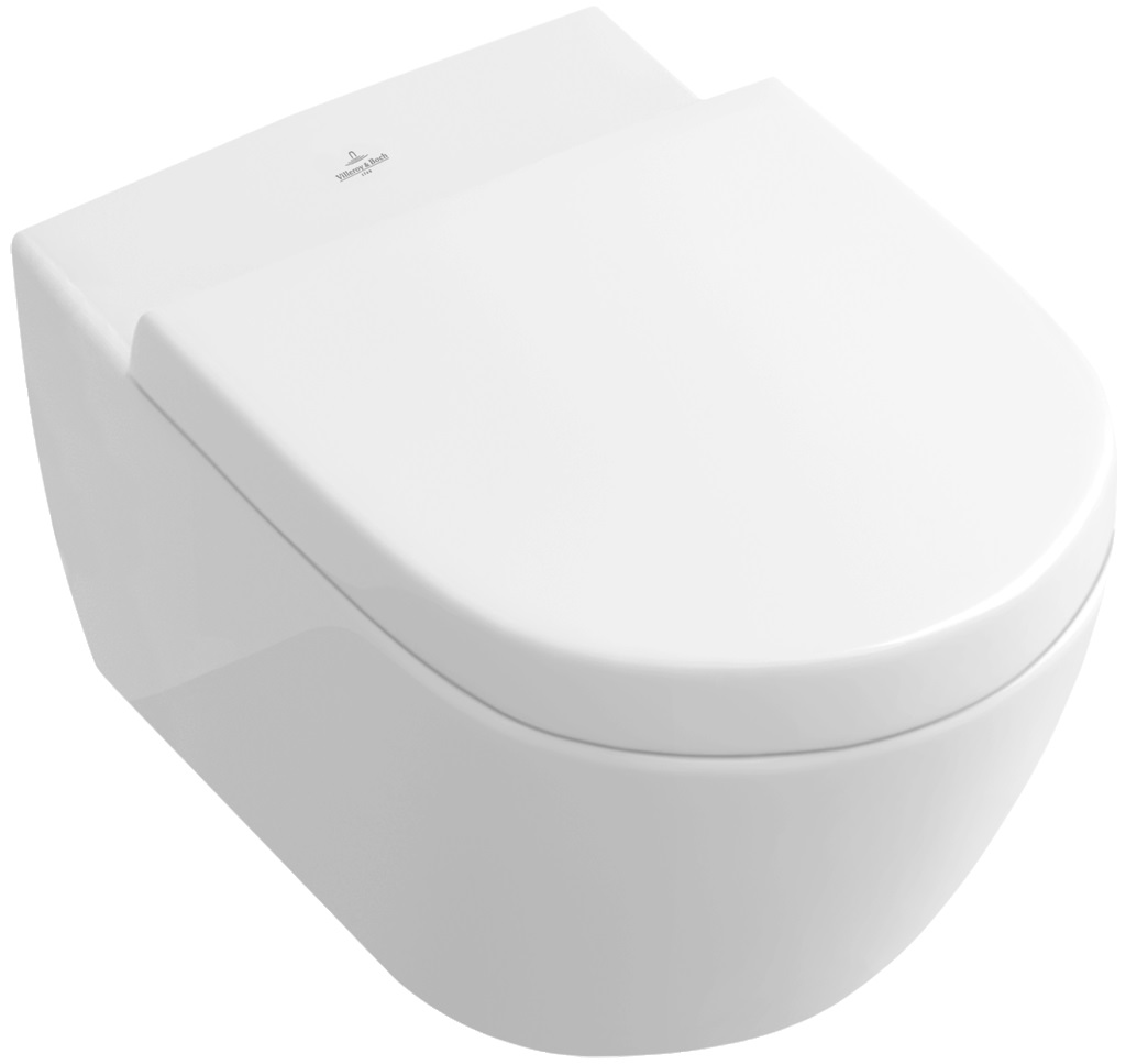 Villeroy-Boch Subway 2.0 - klozet závěsný, hluboké splachování, vodorovný odpad, bez sedátka 56001001