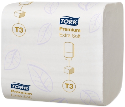 Tork T3 premium toaletní papír 11x19 cm - 2 vrstvy, bílý 114276