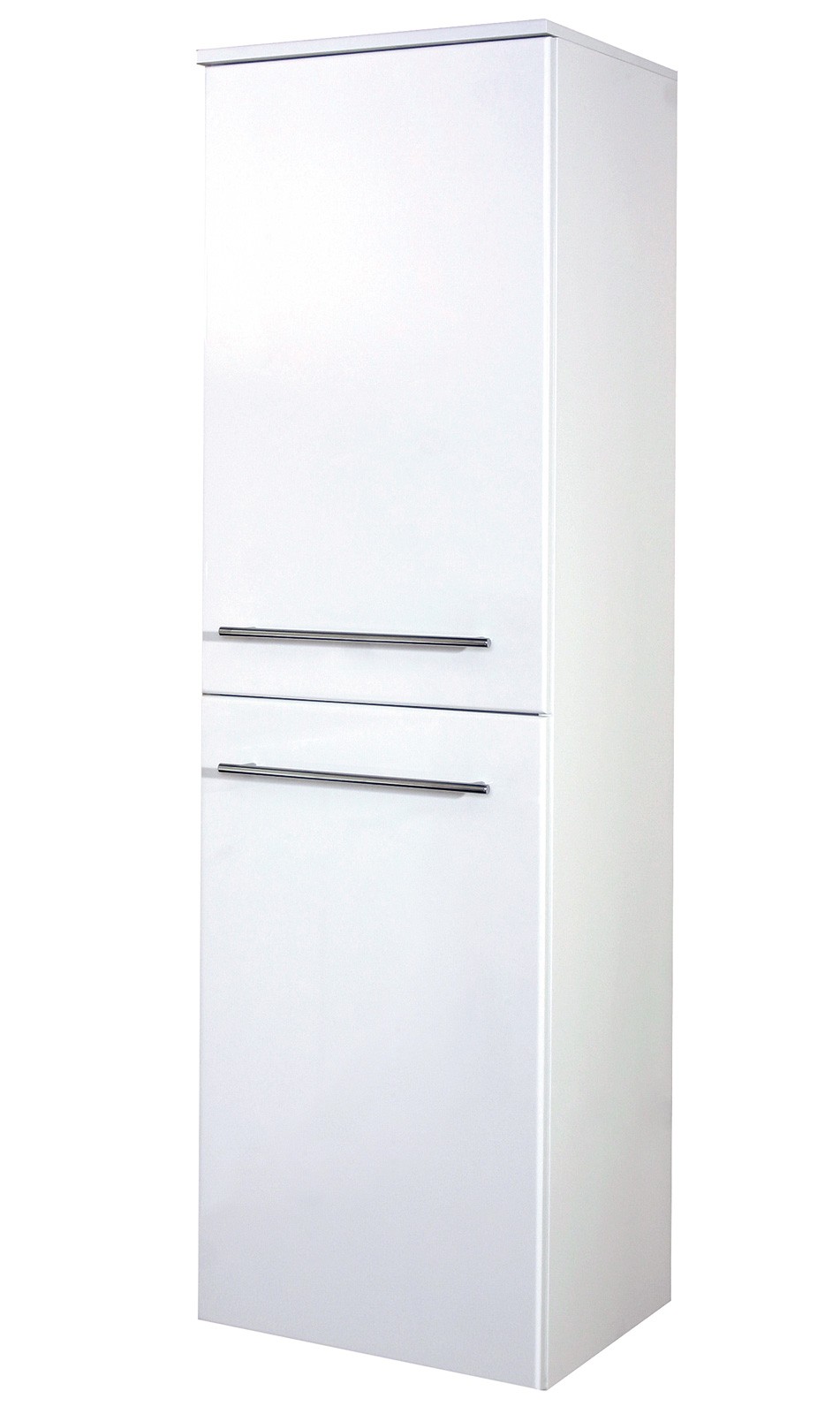 Jantar - skříňka polovysoká 137 cm s košem, závěsná pravá
