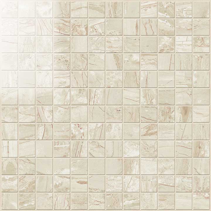 Imperial Mosaico 2,5x2,5 Lapp. Crema - dlaždice mozaika 30x30 béžová IMP444L
