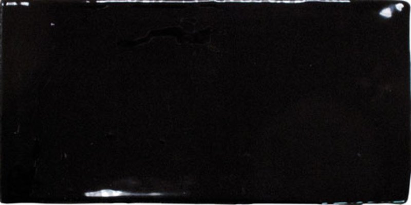 Masia Negro - obkládačka 7,5x15 černá lesklá