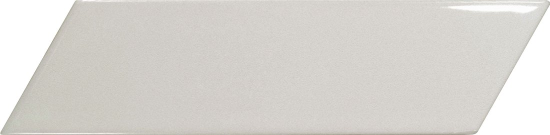 Chevron Wall Light Grey Left - obkládačka 18,6x5,2 šedá