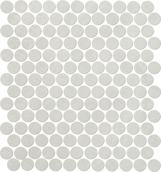 Color Now Perla Mosaico Round - obkládačka mozaika 29,5x32,5 šedá fMUB