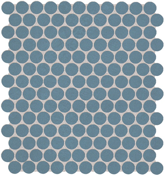 Color Now Avio Mosaico Round - obkládačka mozaika 29,5x32,5 modrá fMTV