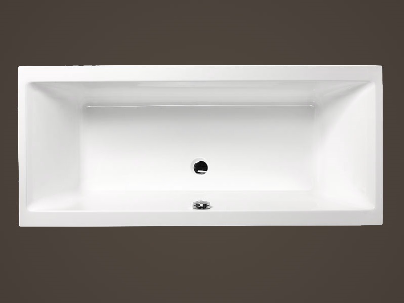 Obdélníková vana Varia Slim 180x80, okraj vany 20 mm