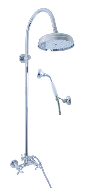 Vodovodní baterie sprchová Morava retro s hlavovou a ruční sprchou, ručka 1 MK181.5/3