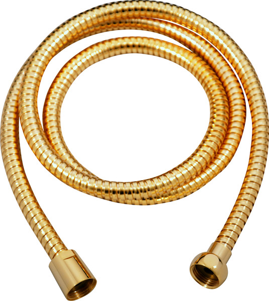 Sprchová hadice jednozámková, kovová, 150 cm, zlatá MH1501Z