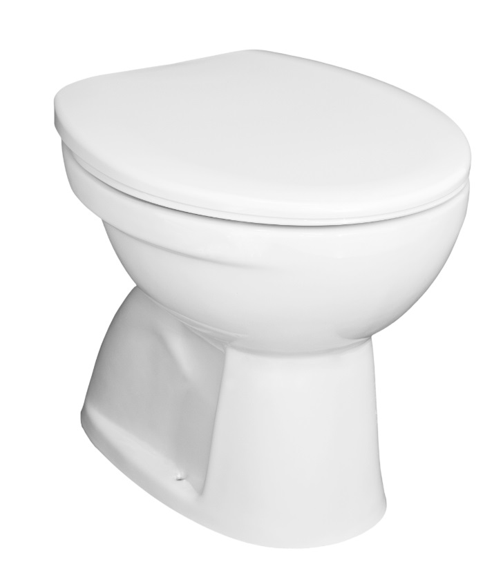 Zeta plus - samostatně stojící WC, hluboké splachování, svislý odpad, bez sedátka