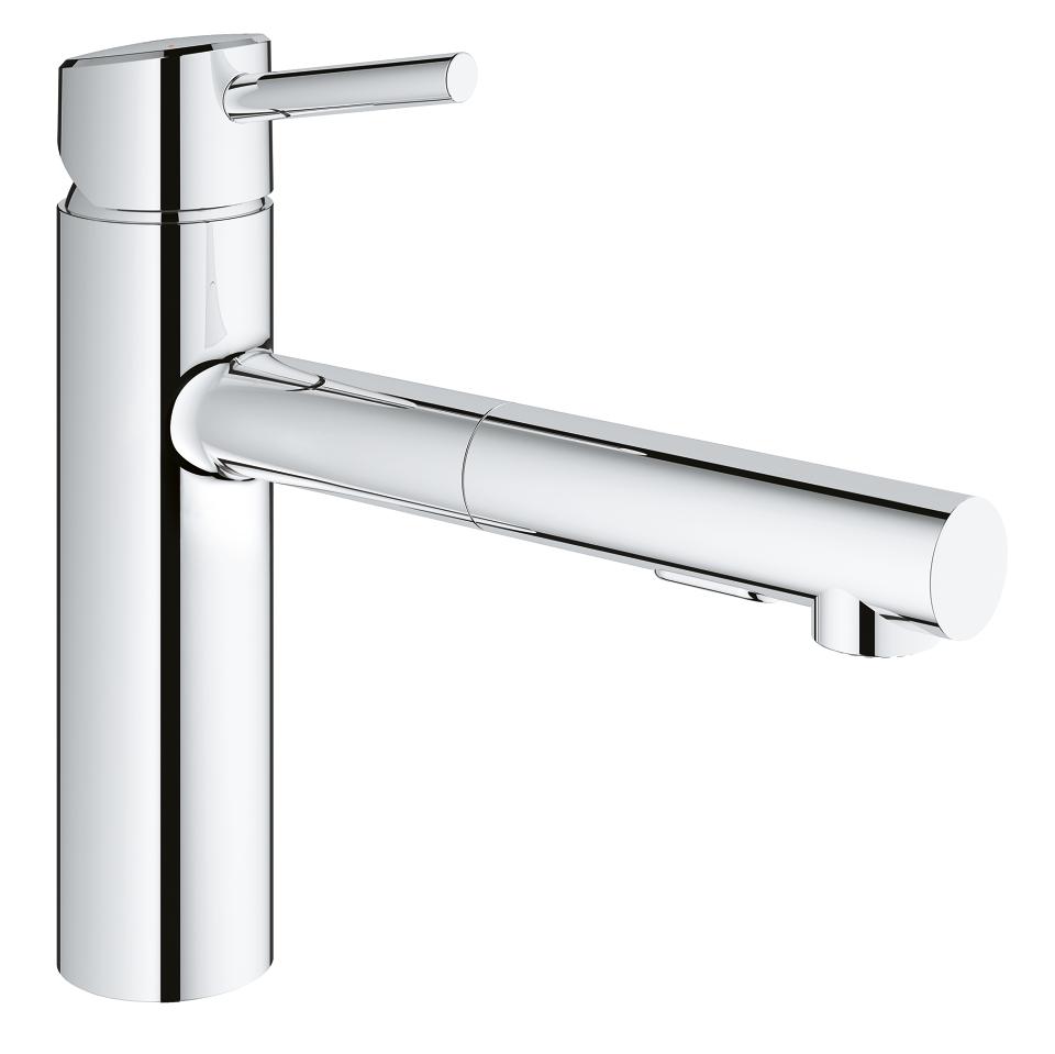 Grohe Concetto - páková dřezová baterie, vytahovací sprška 30273001