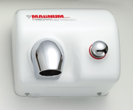 Magnum 88P(b) - osoušeč rukou, tlačítko, bílá