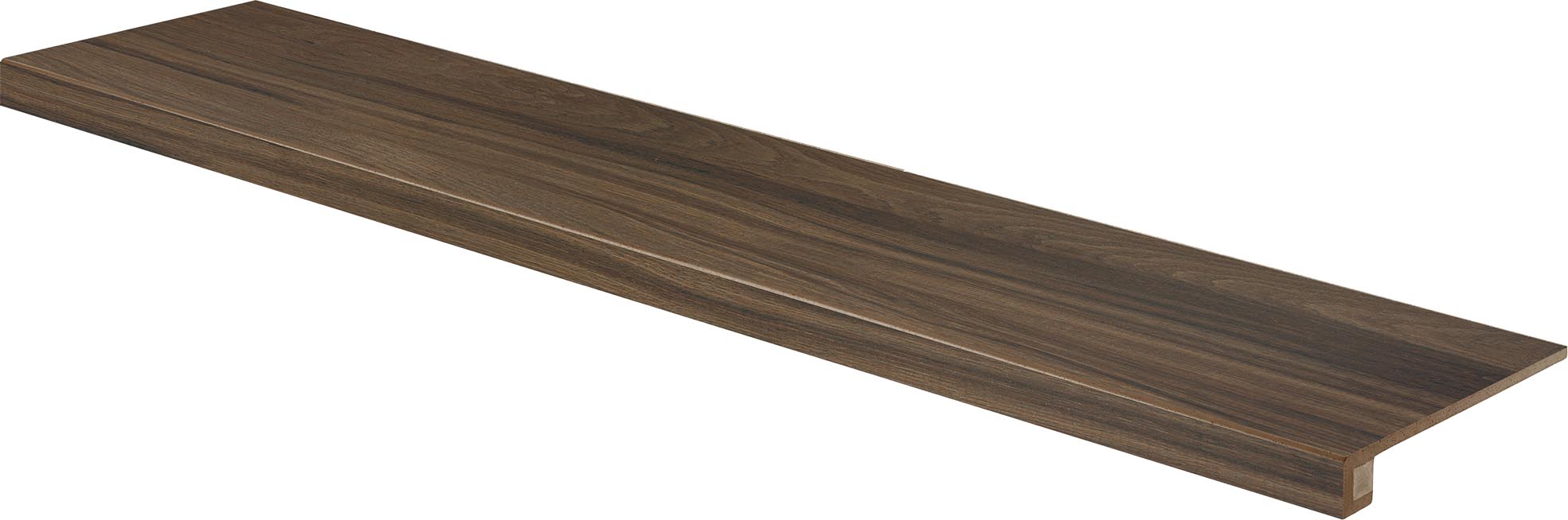 Board - schodová tvarovka 29,8x119,8 tmavě hnědá
