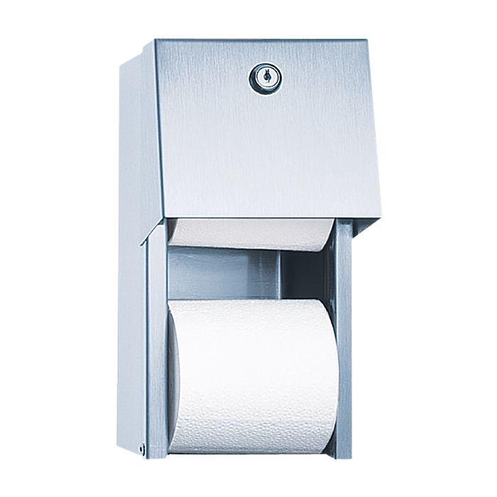 SLZN 26 - Nerezový zásobník na toaletní papír, nástěnný, matný 95260