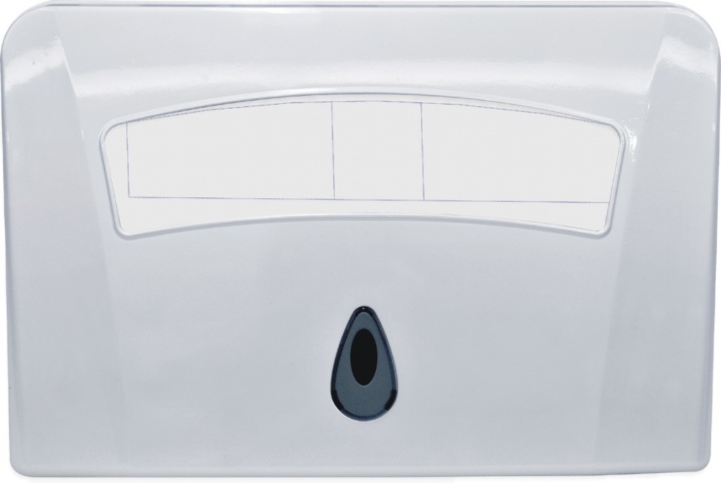 Zásobník na hygienické ochrany WC, plast, bílý 121103126