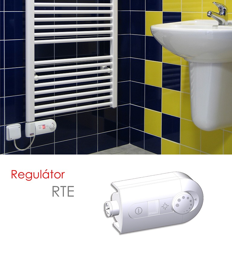 Elektronický regulátor RTE se sušením, bílý