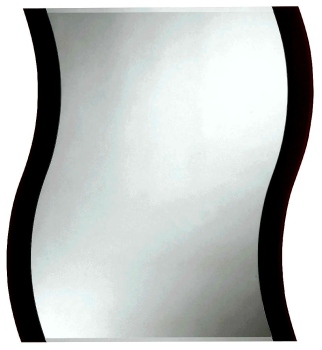 Zrcadlo Storm 50x65 cm Black
