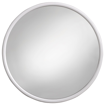 Zrcadlo Kuba průměr 40 cm bílá 110-295