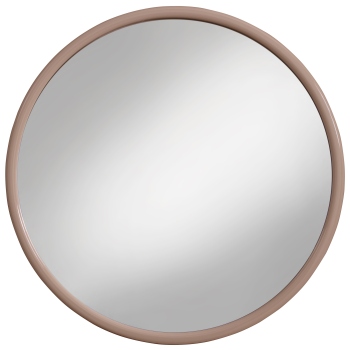 Zrcadlo Kuba průměr 40 cm béžová 150-291