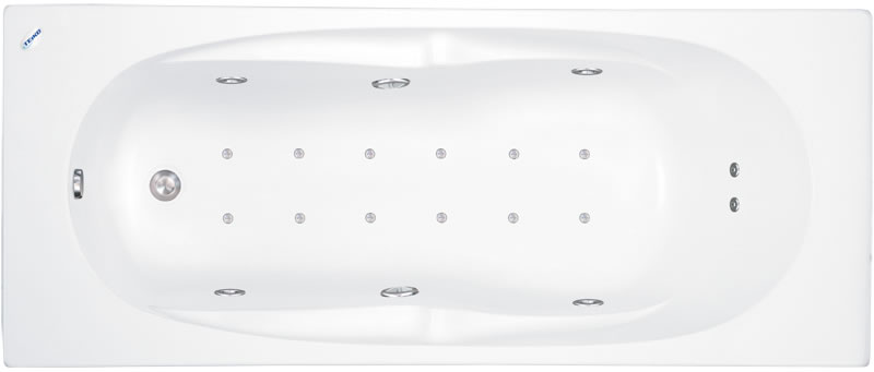 Ibiza 170x70 - masážní systém Duo Light (vodní a vzduchová masáž) V212170N04T01061