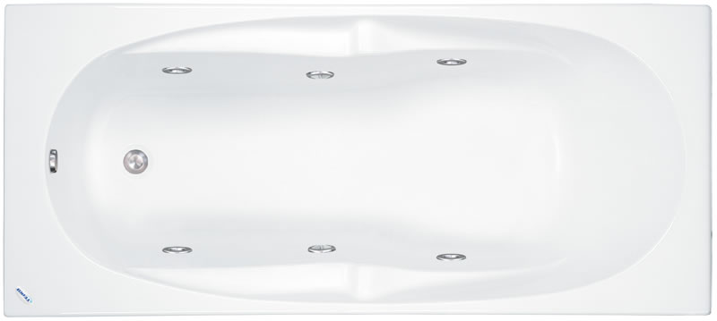 Teiko Asuán 160x70 - masážní systém Duo Light (vodní a vzduchová masáž) V212160N04T03061