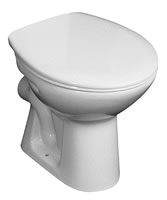 Jika Zeta - samostatně stojící WC, hluboké splachování, vodorovný odpad, bez sedátka H8223960000001