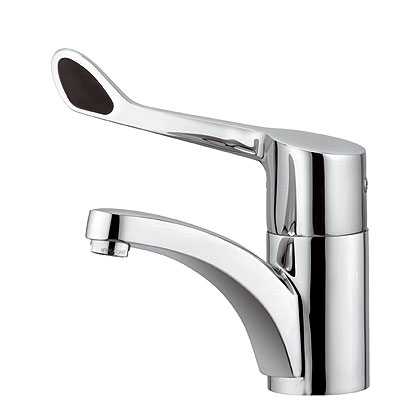 Medi-Care - lékařská umyvadlová páková baterie, vyložení 16 cm, nepohyblivý výtok