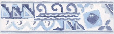 Lucie - listela 6x20 modrá matná
