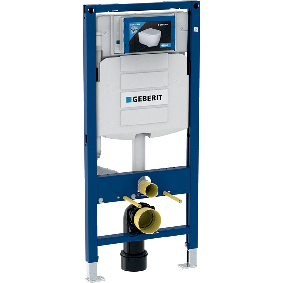 Montážní prvek Duofix pro závěsné WC, s nádržkou Sigma 12 cm, samostatně stojící, stavební výška 112 cm